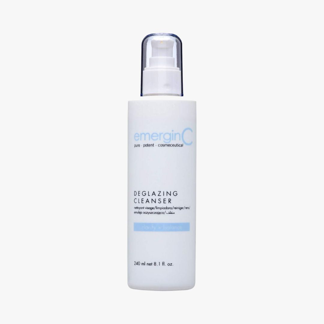 emerginC Australia Deglazing Cleanser – Clarifying gel cleanser that removes excess oil and helps reduce breakouts.