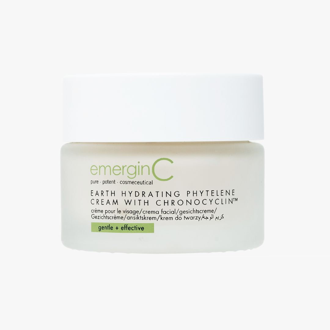 emerginC Australia Earth Hydrating Phytelene Cream with Chronocyclin® – Rich, nourishing moisturizer with advanced hydration technology.