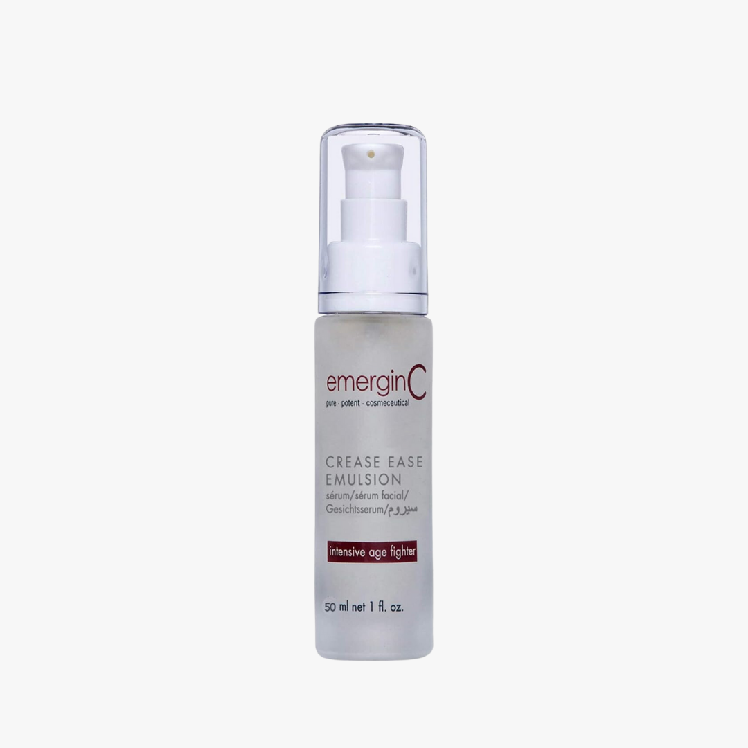 emerginC Australia Crease Ease Emulsion 50ml product bottle – advanced peptide line relaxing cream, intensive age fighter