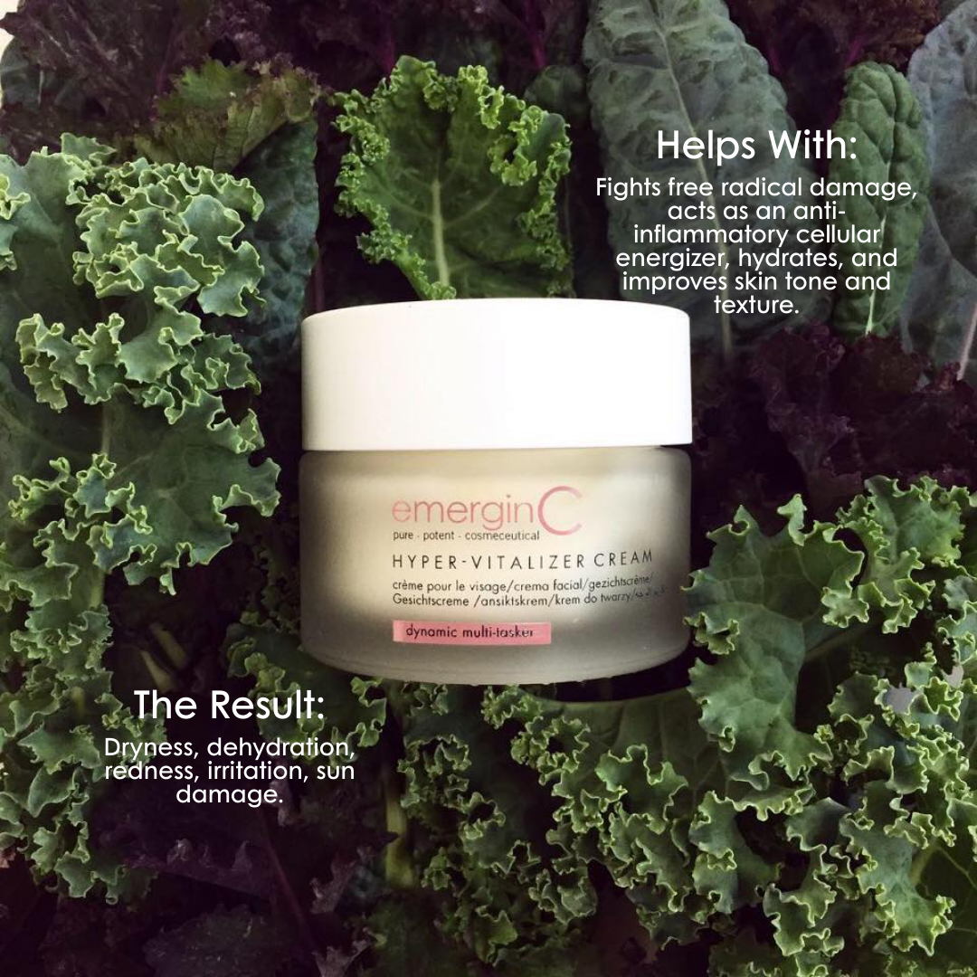 emerginC Hyper-Vitalizer Cream – nourishing anti-ageing moisturiser with vitamins and antioxidants.