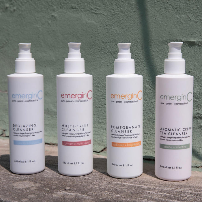 emerginC Signature Range Cleansers Line Up