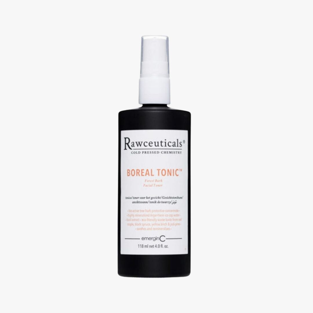 emerginC Australia Rawceuticals Boreal Tonic facial toner in its black bottle.