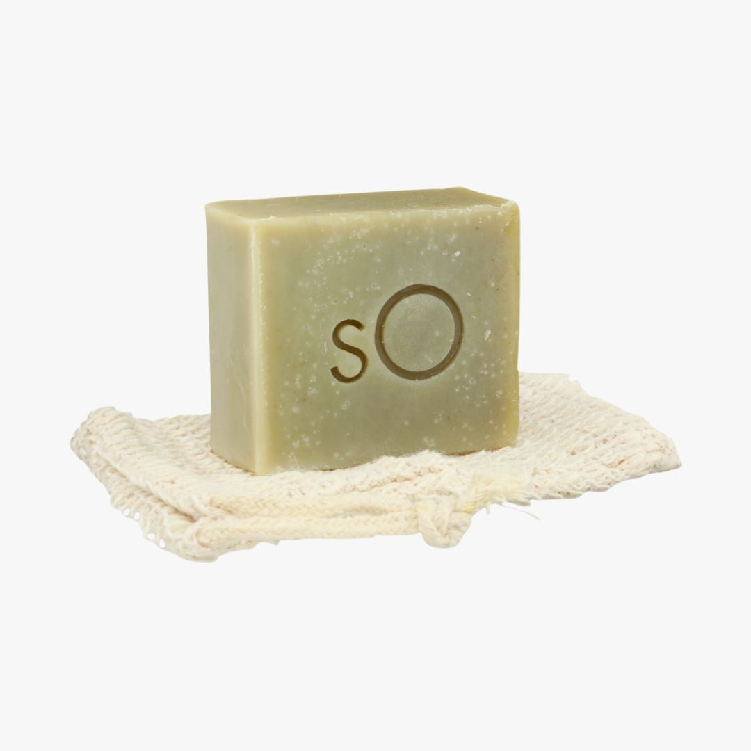 Scientific Organics Facial Bar product packaging.