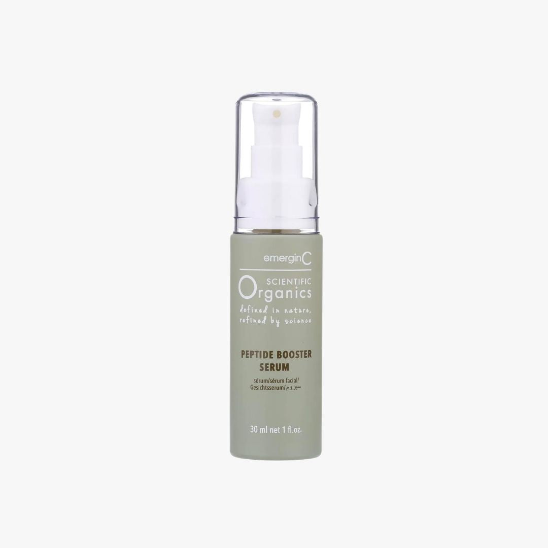 Scientific Organics Peptide Booster Serum product packaging.
